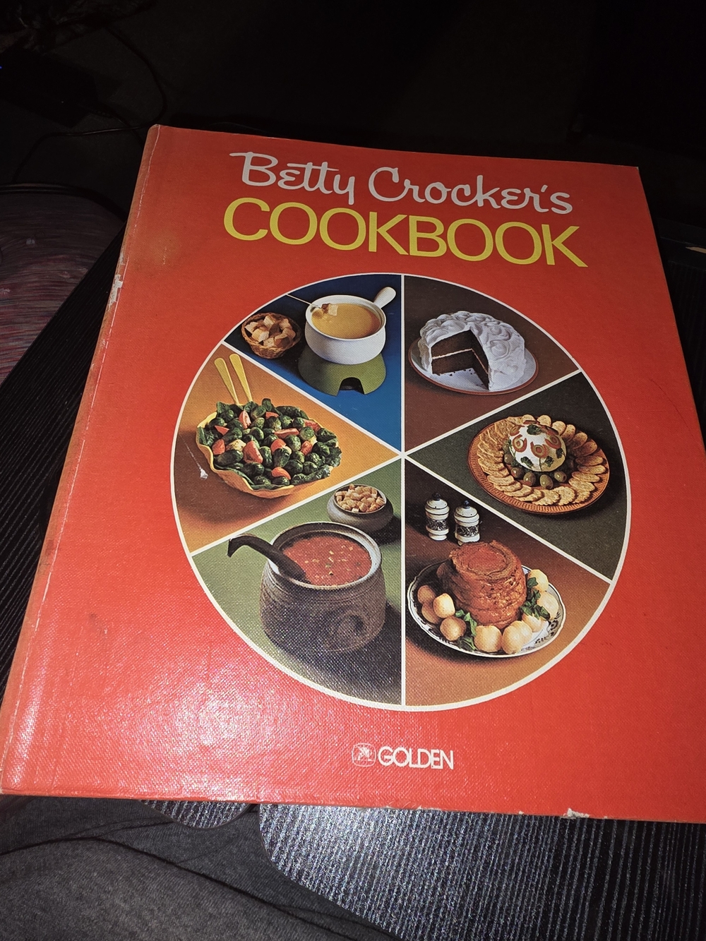 Betty Crocker Red Cookbook - Classic Golden Edition Red Pie 1969